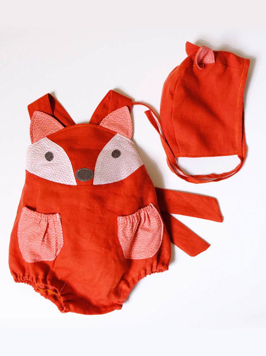 Fox Bubble Romper For Kids