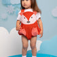 Fox Bubble Romper For Kids