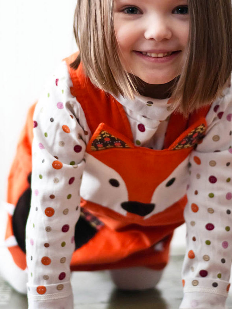 Cute Fox Dress for Girls