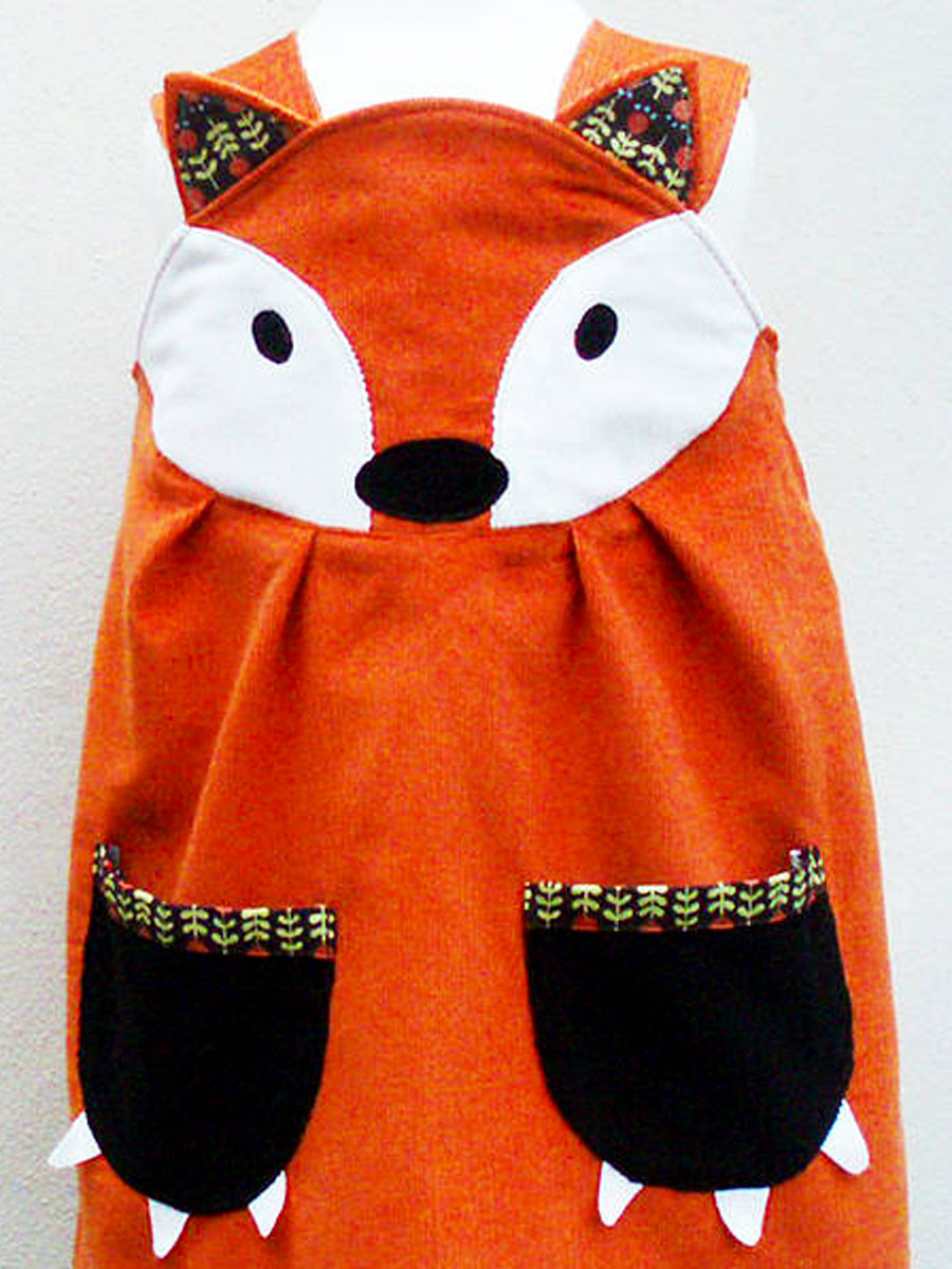 Cute Fox Dress for Girls