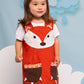 Cute Fox Dress for Girls