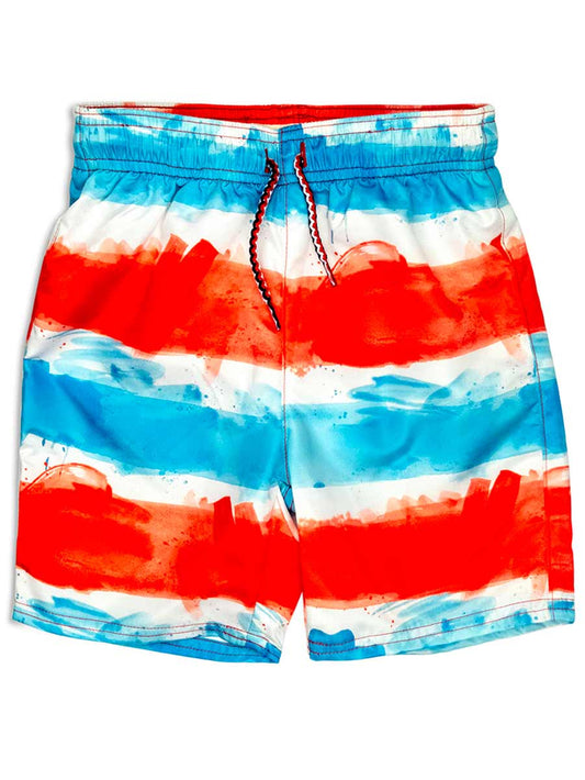 Stripe Swim Shorts For Boys