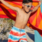 Stripe Swim Shorts For Boys