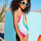 Taylor Rainbow One-Piece Swimsuit for Girls