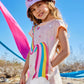 Girls Rainbow Bucket Sun Hat