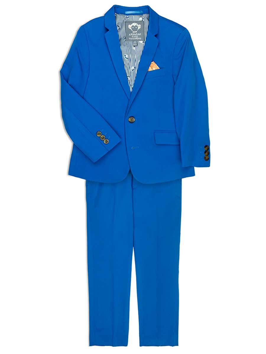 Palace Blue Two Piece Mod Suit for Boys
