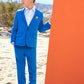 Palace Blue Two Piece Mod Suit for Boys