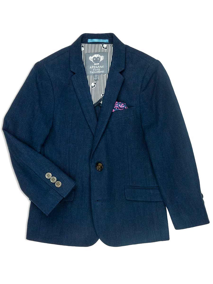 Boys Navy Blue Sports Jacket