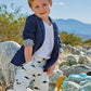 Boys Navy Blue Sports Jacket