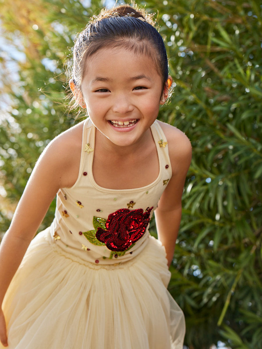 Belle Yellow Tutu Princess Dress for Girls