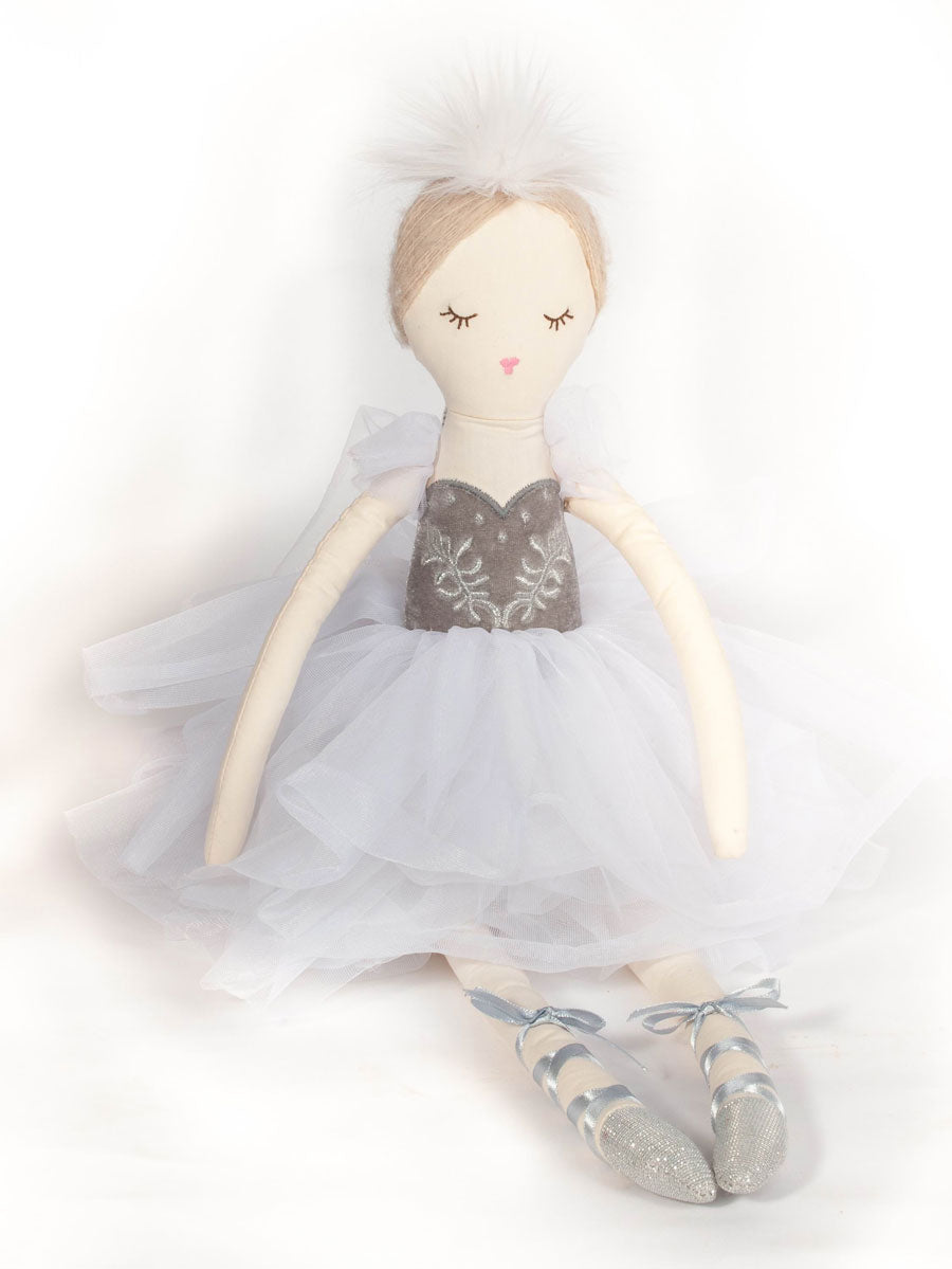 Nina - Silver Prima Ballerina Plush Toy