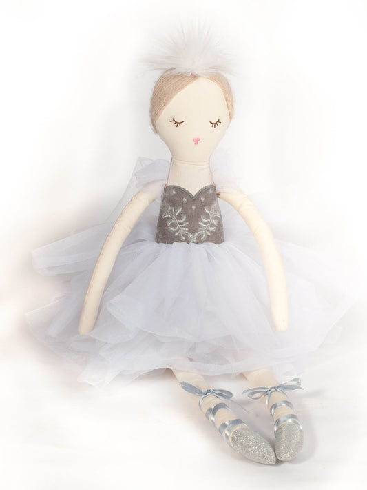Nina - Silver Prima Ballerina Plush Toy