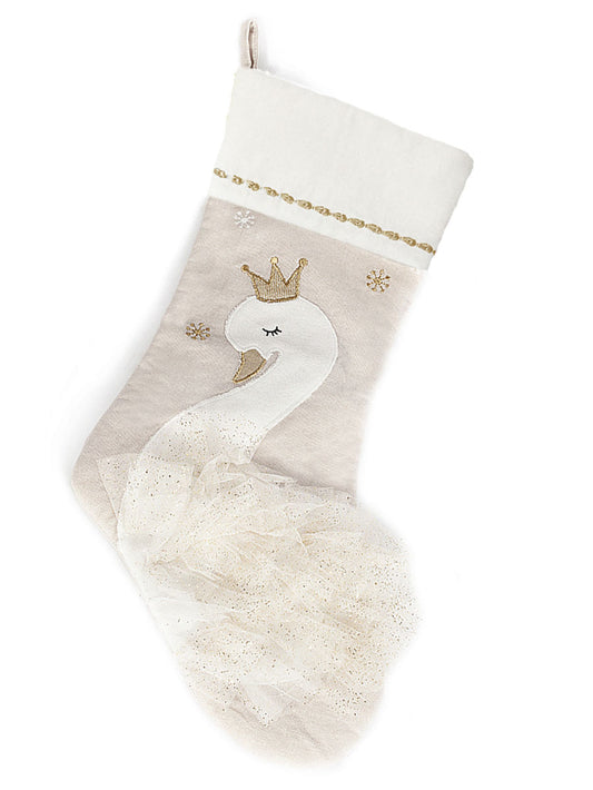 Swan Princess Christmas Stocking