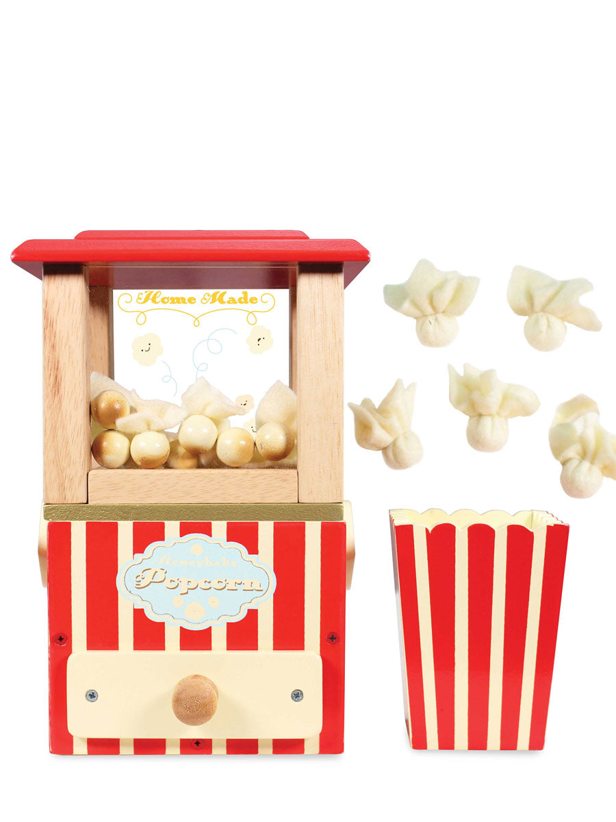 Wooden Toy Popcorn Machine