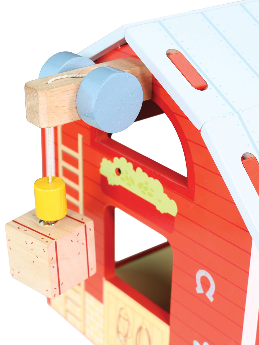 Red Barn Wooden Toy Set