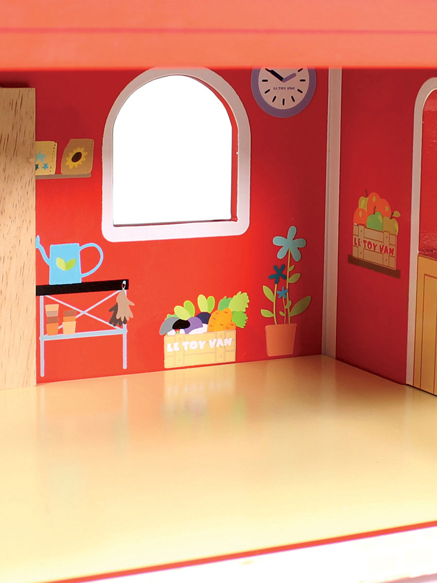 Red Barn Wooden Toy Set