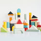 Wooden Building Blocks & Bag - 60 Pieces