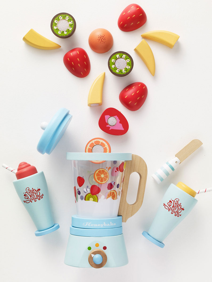Blender 'Fruit & Smoothie' Wooden Toy Set