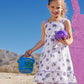 Girls Hydrangea Print Dress