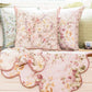 Cottage Rose Quilted Throw Home Decor