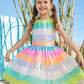 Gorgeous Striped Sequin Party Dress