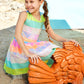 Gorgeous Striped Sequin Party Dress