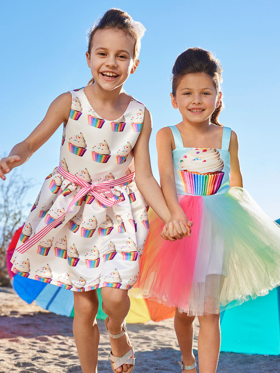Cupcake Party Dress for Girls