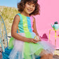 Striped Sequin Tulle Tutu Dress for Girls