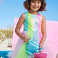 Striped Sequin Tulle Tutu Dress for Girls
