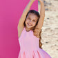Roses Galore Scuba Dress For Girls