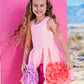 Roses Galore Scuba Dress For Girls
