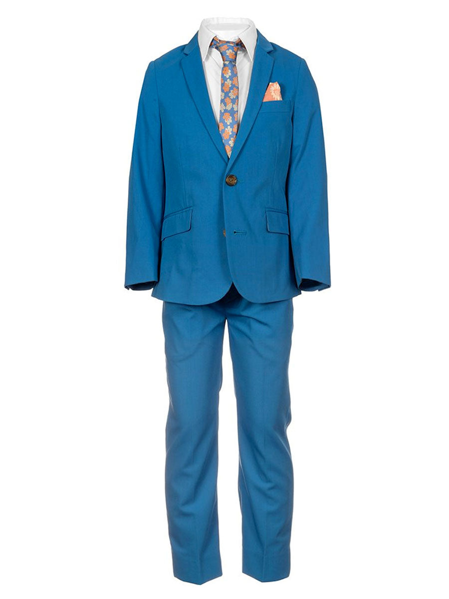 Palace Blue Two Piece Mod Suit for Boys