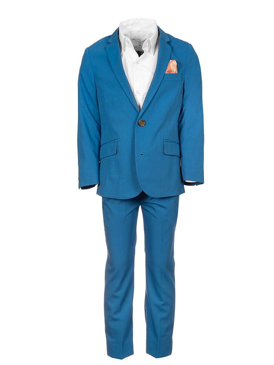 Palace Blue Two Piece Mod Suit for Boys