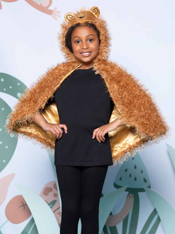Lion Cape With Hood for Kids