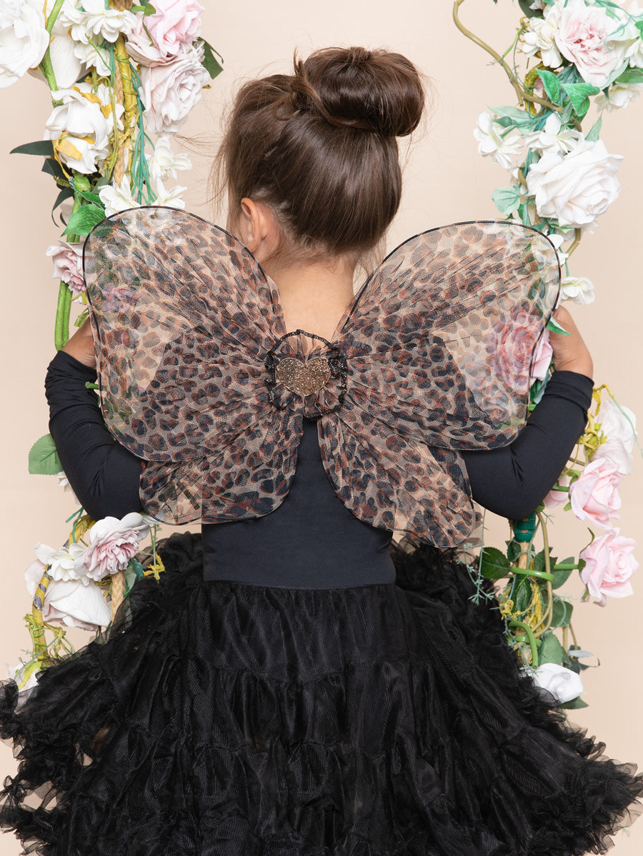 Leopard Mesh Wings