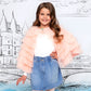 Pink Ruffle Cape for Girls
