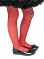 Red Fishnet Tights for Girls