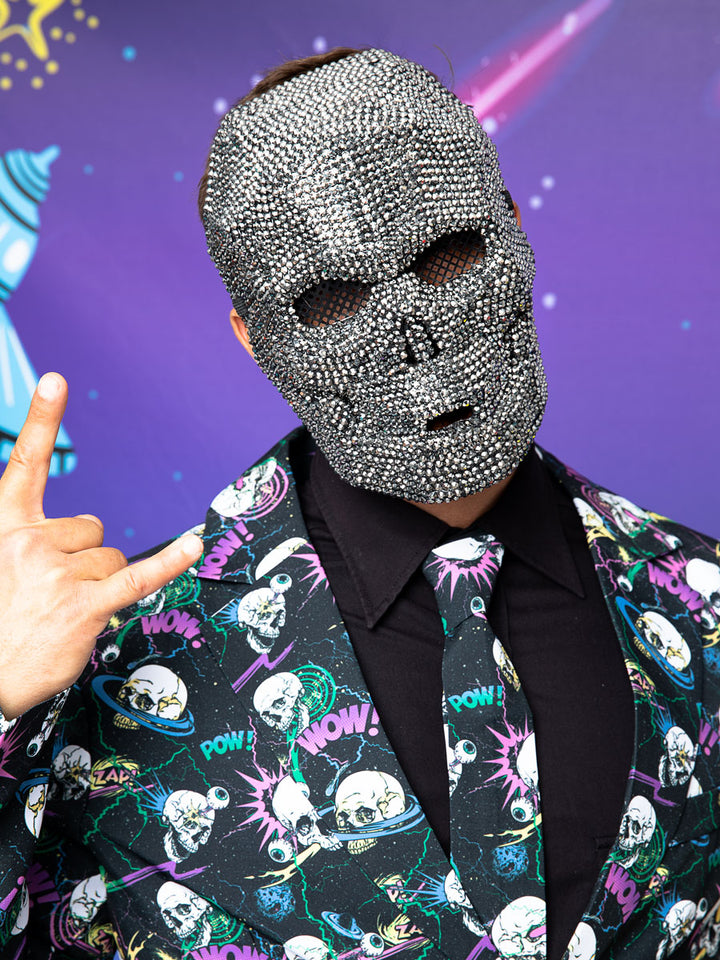 Diamante Skull Mask