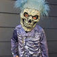 Skull Latex Mask with Hair