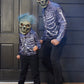 Skull Latex Mask with Hair