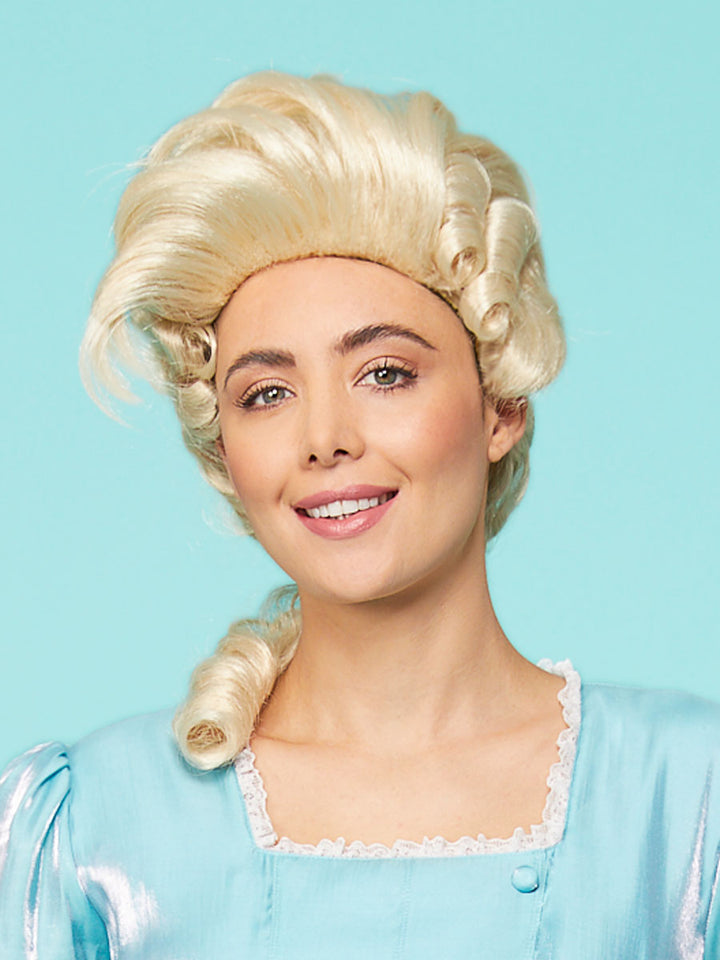 Blonde Colonial Hamilton Style Wig
