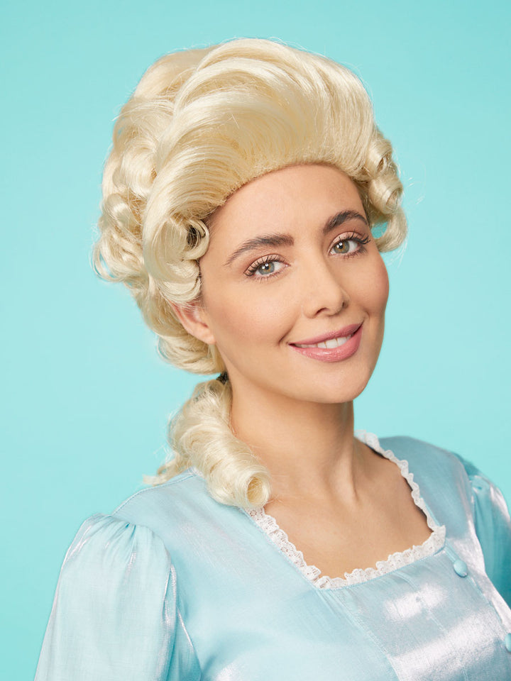 Blonde Colonial Hamilton Style Wig