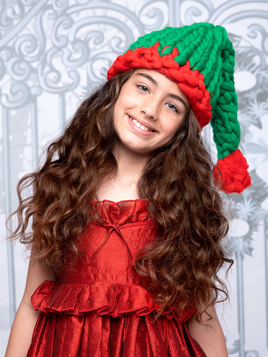 Elf Chunky Knit Christmas Hat