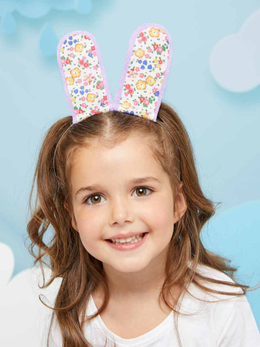 Lavender Liberty Bunny Ears on Hairband