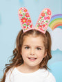 Pink Liberty Bunny Ears on Hairband
