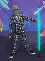 Cosmic Skeleton Suit for Boys