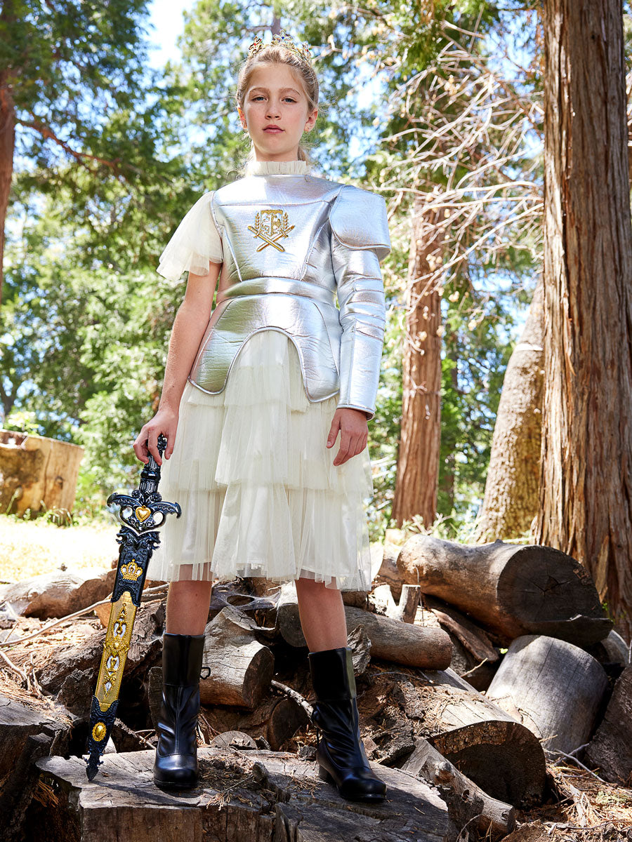 White Knight Costume for Girls