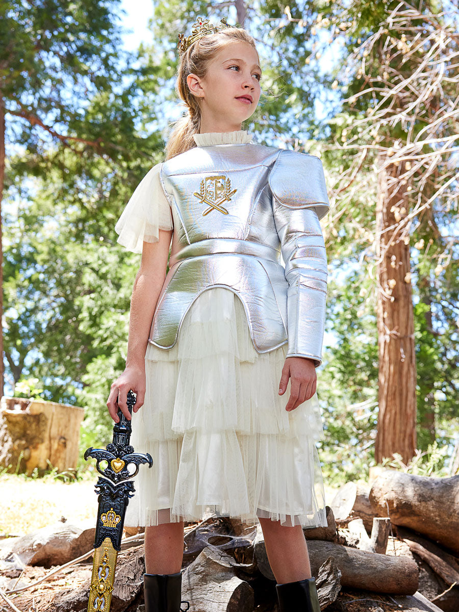 White Knight Costume for Girls