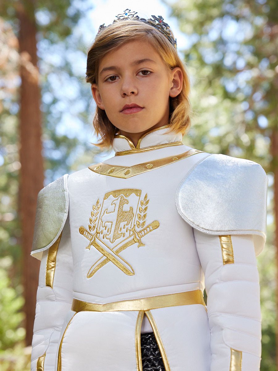 White Knight Costume for Boys