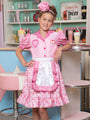 Cupcake Diner Waitress Costume for Girls
